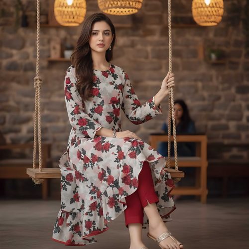 2 Piece Lawn IB Bonanza Unstitched